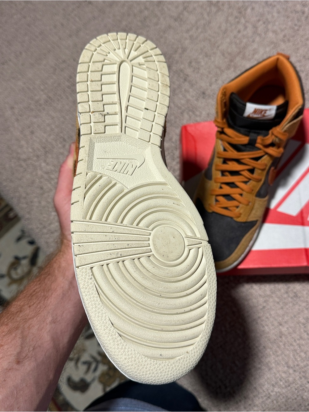 Nike Dunk High Dark Russet - Picture 9 of 12